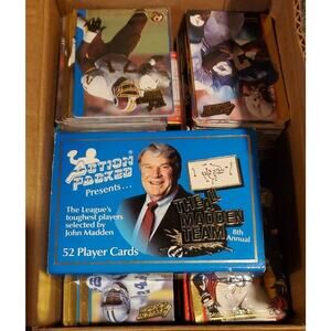 Action Packed NFL 1992 Lot Of Over +150 Cards With All Madden Team 1992 Set